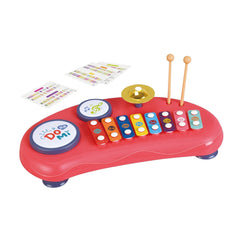 Little Xylophonist Music Toy - 8 Musical Notes + Cymbal | RJ2813A