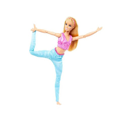 Barbie Made to Move Blonde Articulated Doll | MTBBHRH27