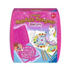Ravensburger Mandala Designer Mini Unicorn Drawing Kit | RV29704-7