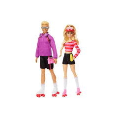 Barbie & Ken 65th Anniversary Roller Skating Doll Set | MTBBHXK90
