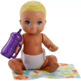 Barbie Babysitters Inc. Diaper Baby Story Pack with Blonde Baby Doll | FHY80