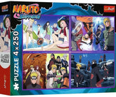 Trefl “4×250” The Adventures of Naruto Uzumaki Puzzle | 13339