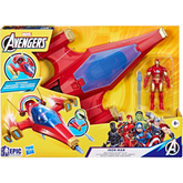Hasbro Marvel Avengers Epic Hero Series Iron Man Repulsor Blast Battle Jet | HBAVF9329