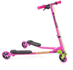 Yvolution YFliker A1 Air 2018 Refresh Scooter – Pink/Green | YVLV101055