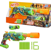 Hasbro Nerf Zombie Driller Dart Blaster With 16 Nerf Elite Darts | HBNRF8960