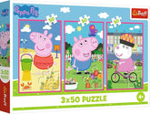 Trefl 3‑in‑1 “Peppa Pig – The Power of Friendship” Puzzle | 34877