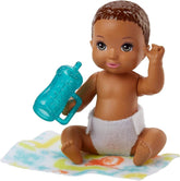 Barbie Babysitters Inc. Diaper Baby Story Pack with Brown Hair | FHY81