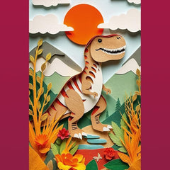 Trefl 160-Piece 40th Anniversary Dinosaur Puzzle | 40049