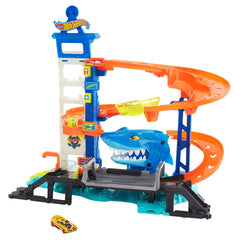 Hot Wheels City Attack Shark Playset | MTHWHDP06