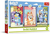 Trefl 3×50 “The Bluey Family” Puzzle Set | 34890