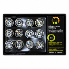 Halloween Strobe Light String - 12 Lights | DS2078