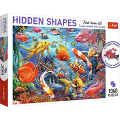 Trefl Hidden Shapes - Underwater Life 1060-Piece Jigsaw Puzzle | 10676