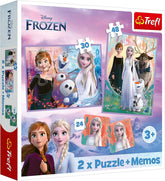 Trefl 2-in-1 Puzzle + Memos Princesses in Their Land | 93335