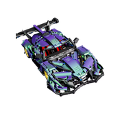 MJI, Creative LEGO-style construction sets, 5365512551268pcs Gradient Apollo (Static Version) Sport Car Building Set | MJI-8624A