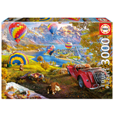 Educa 19947 - Hot Air Balloons & Classic Car Puzzle (3000 Pieces) | 19947