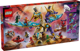LEGO NINJAGO Arc Dragon of Focus Set - Buildable Dragon Toy with Ninja Minifigures | 71836