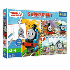 Trefl Thomas and Friends - Super Giant Double-Sided Puzzle Set for Kids | 42008