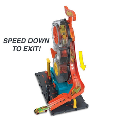 Hot Wheels City Super Twist Tire Shop Playset | HW-MTHWHDP02