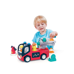 Hola Early Learning Fire Engine - Educational Toddler Fire Truck with Figures & Accessories | E9998