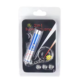 2-in-1 Laser Pointer Pet Toy - Blue | PET-LSR-BLU01