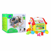 Hola Activity House Shape Sorter - Educational Playset with Shapes, Abacus & Interactive Features | 739
