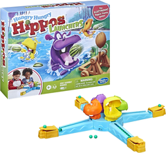 Hasbro - Hungry Hungry Hippos Launchers Game (English) | HBGME9707E