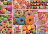 Educa 19904 - Sweet Treats Donuts & Cupcakes 500-Piece Jigsaw Puzzle | 19904