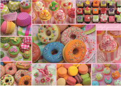 Educa 19904 - Sweet Treats Donuts & Cupcakes 500-Piece Jigsaw Puzzle | 19904