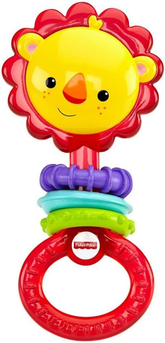 Fisher-Price Infant Rattle Lion - Baby Sensory Toy | CGR70