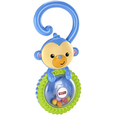 Fisher-Price Infant Rattle Monkey - Baby Sensory Toy | CGR87