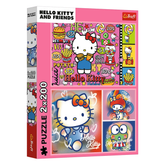 Trefl Hello Kitty Kuromi’s Mischiefs 2 x 200-Piece Puzzle Set | 13345