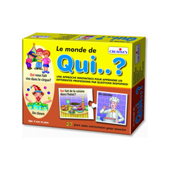 Creatives Le Monde de Qui Educational Game 12P | 1097