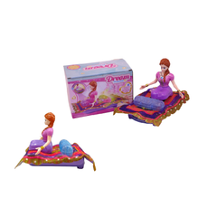 Dream Princess Flying Carpet Doll with Lights & Music – Purple | 3021A-1