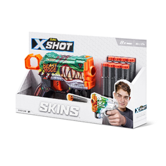ZURU XShot Skins Beast Mode Dart Blaster – 8 Darts | 36515