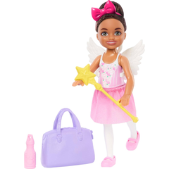 Barbie Chelsea Doll & Accessories Ballerina Set - Career Brunette Small Doll With 5 Pieces | JCW58