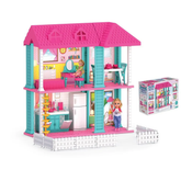 Kids Garden Dollhouse Play Set with Furniture & Fence - Pretend Play House Toy | 03756