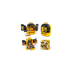 Kids Tools Playset Backpack with Construction Accessories – Yellow & Black | 008-992