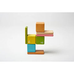 Tegu Magnetic Wooden Building Blocks with Pocket Bag - Pack of 8 - Colored | A-10-012-SJG
