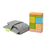 Tegu Magnetic Wooden Building Blocks with Pocket Bag - Pack of 8 - Colored | A-10-012-SJG