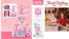 Bay Dreamy Princess Castle Playhouse with Bunny Doll | 6628/1
