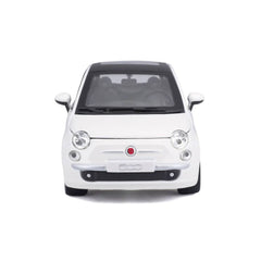 Bburago Fiat 500 2007 1:24 Die-Cast Model Car - White | 18-22106