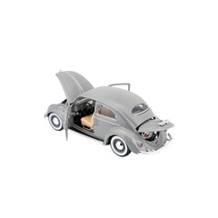 Bburago Volkswagen Kafer Beetle 1955 1:18 Die-Cast Model Car - Gray | 18-12029G
