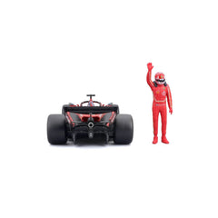 Bburago Ferrari SF-24 #16 Charles Leclerc 1:24 Die-Cast Model Car with Driver Figurine | 18-26823L