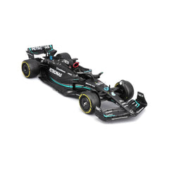 Bburago Mercedes-AMG F1 W14 E Performance #63 George Russell 1:24 Die-Cast Model Car with Driver Figurine | 18-28037R