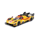 Bburago Ferrari 499P #83 Le Mans Champion 2025 1:24 Die-Cast Model Car - Yellow