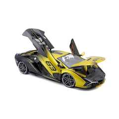 Bburago Lamborghini Sian FKP 37 1:18 Die-Cast Model Car - Gold to Black Fade