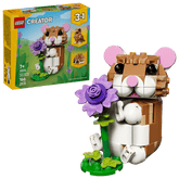 Lego Cute Hamster with a Flower | 31376