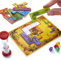 Ubongo! Junior — Tile-Placing Puzzle Board Game for Kids | Thames & Kosmos | 12401