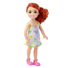 Barbie Club Chelsea Doll with Red Hair & Floral Dress | HNY56