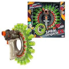 Spiral Enforcer EX Automatic Dart Blaster - Green & Orange | ALFJ9017